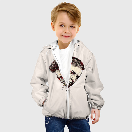 Детская куртка 3D Бойцовский клуб, цвет белый - фото 3