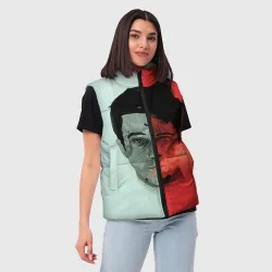 Женский жилет утепленный 3D Бойцовский клуб - фото 2