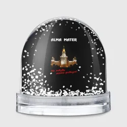 Игрушка Снежный шар МГУ alma mater
