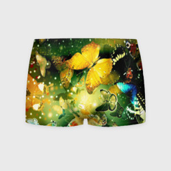 Мужские трусы 3D Бабочки летят на огонек