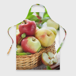 Фартук 3D Яблоки в корзине