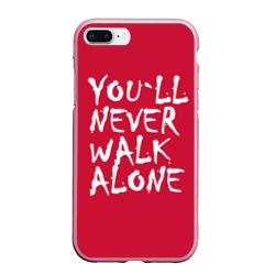 Чехол для iPhone 7Plus/8 Plus матовый You`ll never walk alone