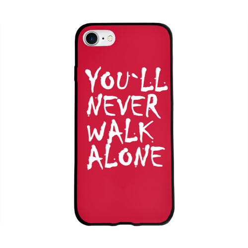Чехол для Apple iPhone 8 силиконовый глянцевый YOU`LL NEVER WALK ALONE Фото 01 Чехол для Apple iPhone 8 силиконовый глянцевый YOU`LL NEVER WALK ALONE Фото 01