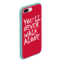 Чехол для iPhone 7Plus/8 Plus матовый You`ll never walk alone - фото 2