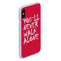 Чехол для iPhone XS Max матовый You`ll never walk alone - фото 2