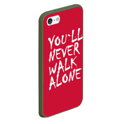 Чехол для iPhone 5/5S матовый You`ll never walk alone - фото 2