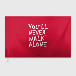 Флаг 3D You`ll never walk alone