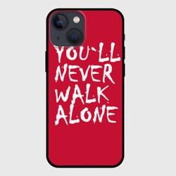 Чехол для iPhone 13 mini You`ll never walk alone