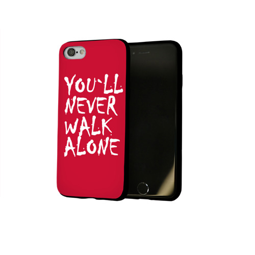 Чехол для Apple iPhone 8 силиконовый глянцевый YOU`LL NEVER WALK ALONE Фото 01 Чехол для Apple iPhone 8 силиконовый глянцевый YOU`LL NEVER WALK ALONE Фото 01