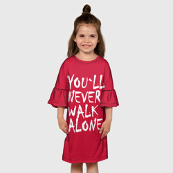 Детское платье 3D You`ll never walk alone - фото 2
