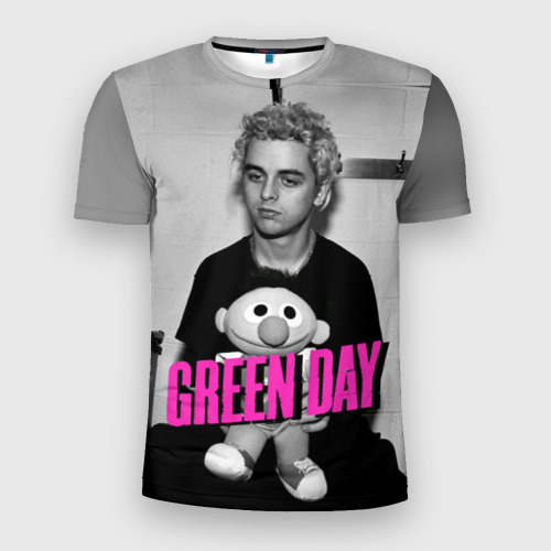 Мужская футболка 3D Slim Green Day, цвет 3D печать