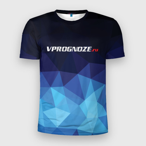 Мужская футболка 3D Slim Vprognoze.ru, цвет 3D печать