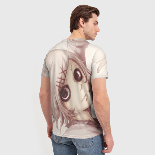 Мужская футболка 3D с принтом Tokyo Ghoul, вид сзади #2