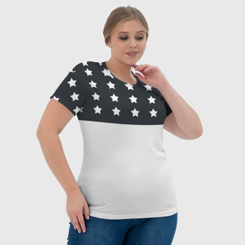 Женская футболка 3D Stars, цвет 3D печать - фото 6