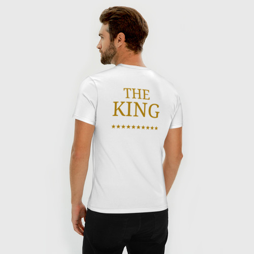 Мужская футболка хлопок Slim THE KING (2) - фото 4