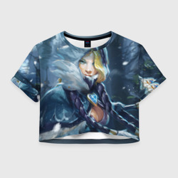 Женская футболка Crop-top 3D Crystal Maiden