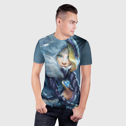 Мужская футболка 3D Slim Crystal Maiden, цвет 3D печать - фото 3