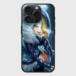Чехол силиконовый для Apple iPhone 15 Pro матовый Crystal Maiden