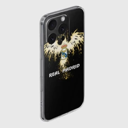 Чехол для iPhone 16 Pro Max силиконовый с защитой камеры Real Madrid - фото 2