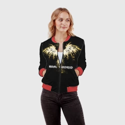 Женский бомбер 3D Real Madrid - фото 2
