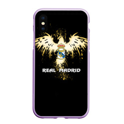 Чехол для iPhone XS Max матовый Real Madrid