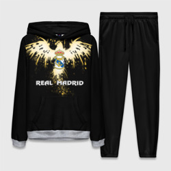 Женский костюм с толстовкой 3D Real Madrid