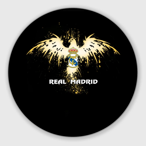 Круглый коврик для мышки Real Madrid
