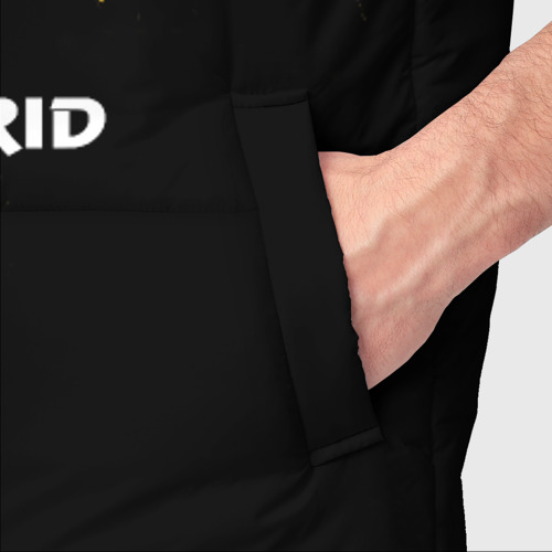 Мужской жилет утепленный 3D Real Madrid, цвет черный - фото 6