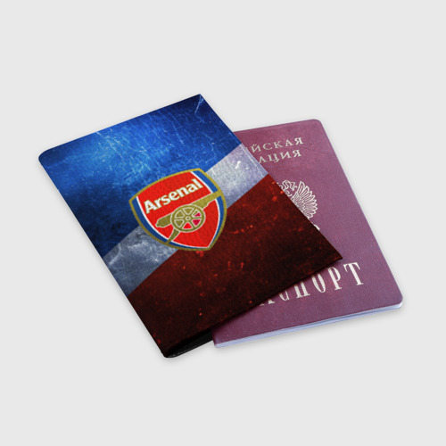 Обложка для паспорта матовая кожа Арсенал - фото 3
