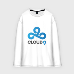 Женский лонгслив oversize хлопок Cloud9