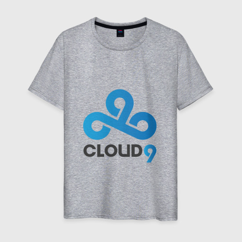 Мужская футболка хлопок Cloud9, цвет меланж