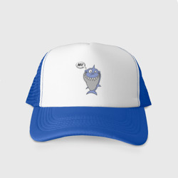 Кепка тракер с сеткой Акула