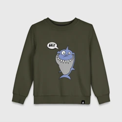 Детский свитшот хлопок Акула
