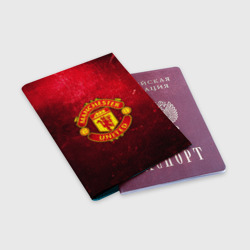 Обложка для паспорта матовая кожа Манчестер Юнайтед - фото 2