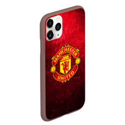 Чехол для iPhone 11 Pro Max матовый Манчестер Юнайтед - фото 2