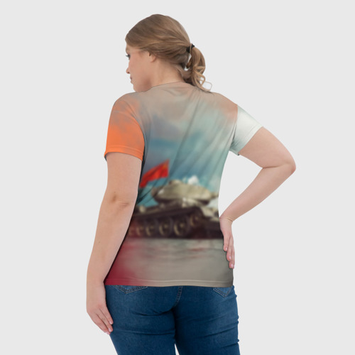 Женская футболка 3D Великая победа, цвет 3D печать - фото 7