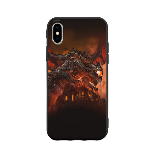 Чехол для Apple iPhone X силиконовый матовый Варкрафт 7 Фото 01 Чехол для Apple iPhone X силиконовый матовый Варкрафт 7 Фото 01