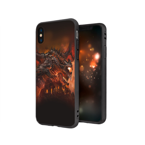 Чехол для Apple iPhone X силиконовый матовый Варкрафт 7 Фото 01 Чехол для Apple iPhone X силиконовый матовый Варкрафт 7 Фото 01