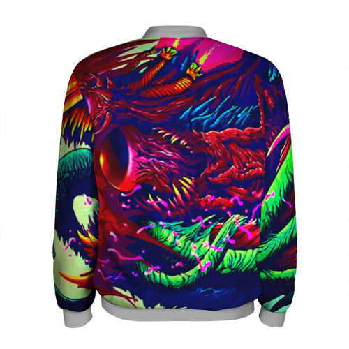 Мужской бомбер 3D Hyper beast, цвет меланж - фото 2