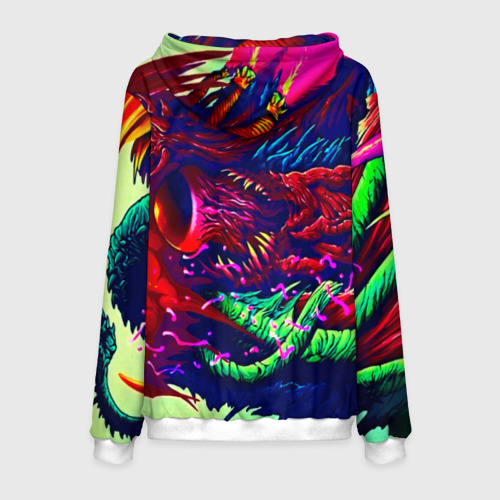 Мужская толстовка 3D Hyper beast, цвет белый - фото 2