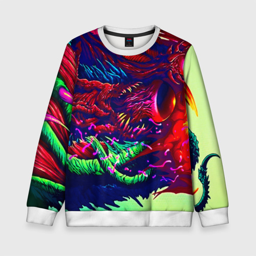 Детский свитшот 3D Hyper beast, цвет 3D печать