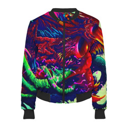 Женский бомбер 3D Hyper beast