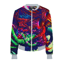 Женский бомбер 3D Hyper beast