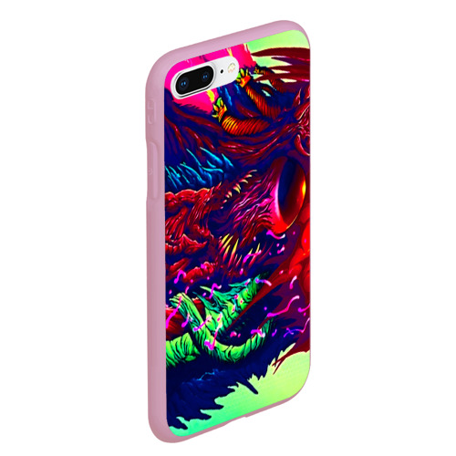 Чехол для iPhone 7Plus/8 Plus матовый Hyper beast, цвет розовый - фото 3