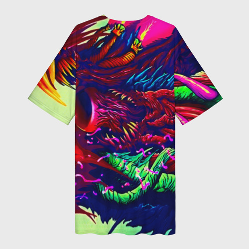 Платье-футболка 3D Hyper beast, цвет 3D печать - фото 2