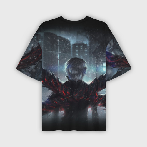 Мужская футболка oversize 3D Tokyo Ghoul, цвет 3D печать - фото 2