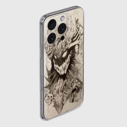 Чехол для iPhone 16 Pro Max силиконовый с защитой камеры Демон - фото 2