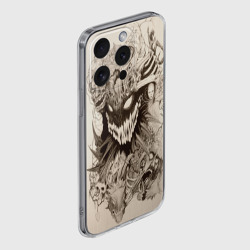 Чехол для iPhone 15 Pro силиконовый с защитой камеры Демон - фото 2