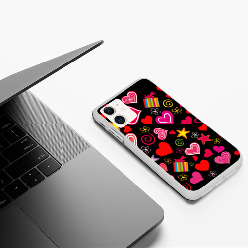 Чехол для iPhone 11 матовый Любовь Фото 01 Чехол для iPhone 11 матовый Любовь Фото 01
