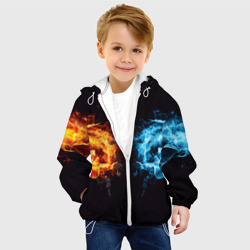 Детская куртка 3D Лёд и пламя - фото 2